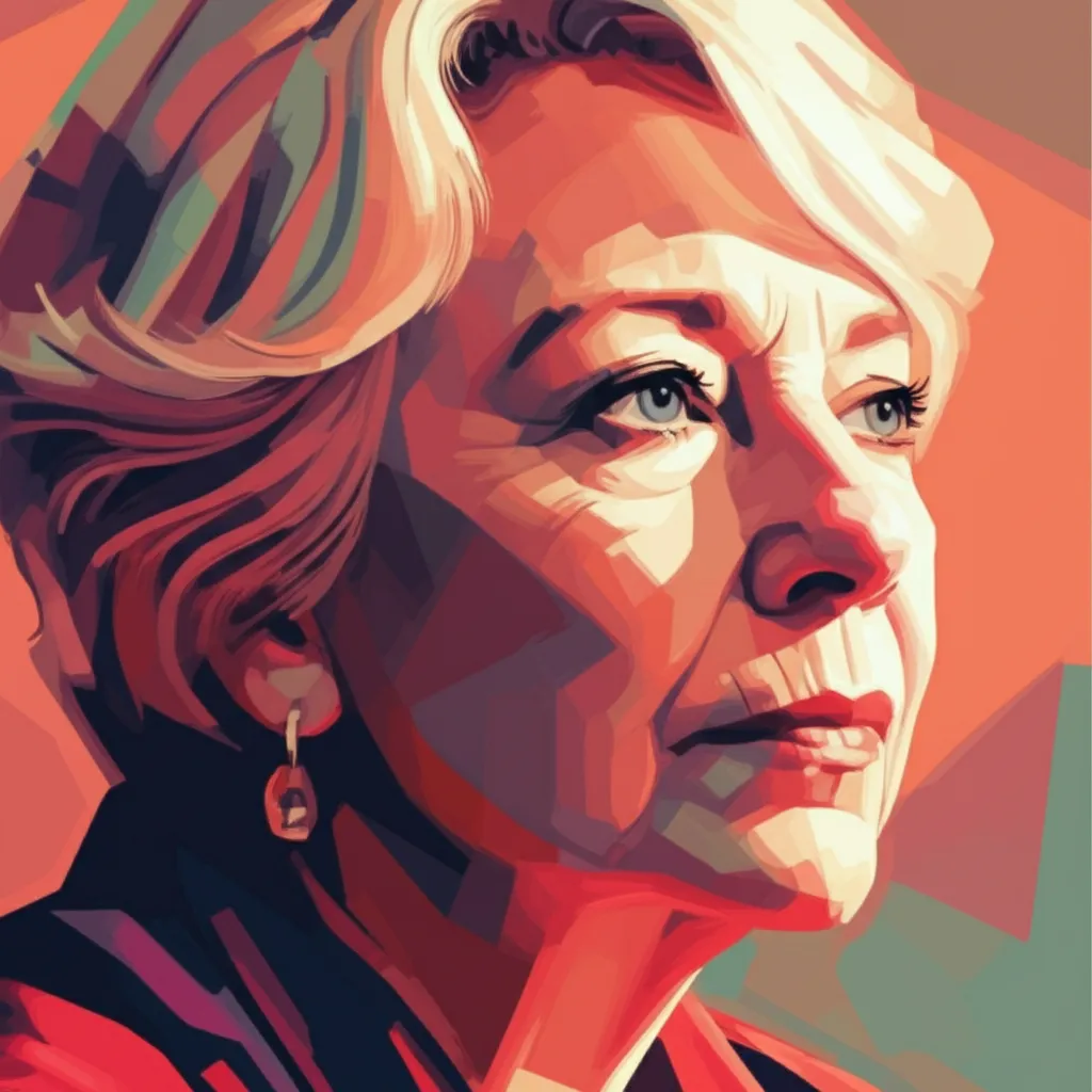Artistic portrait of Ellen Burstyn