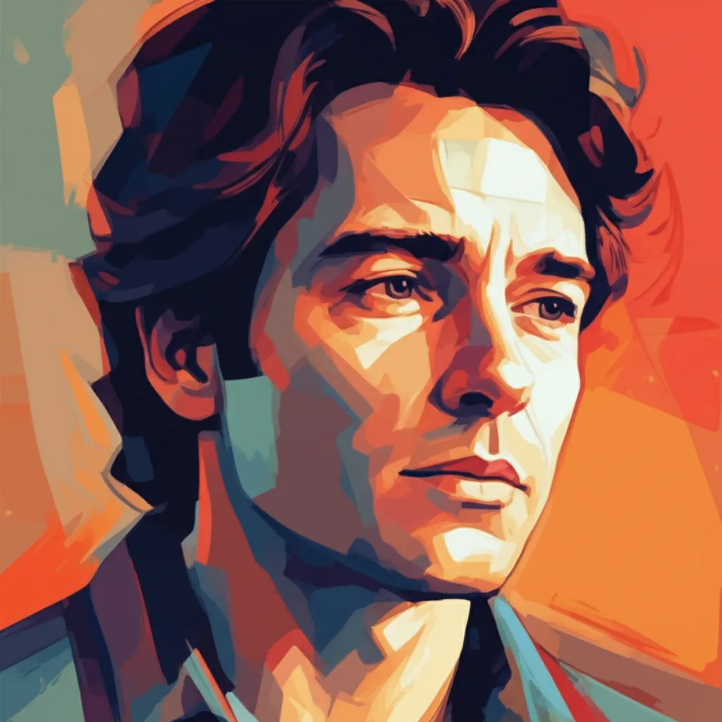 Artistic portrait of Emilio Estevez