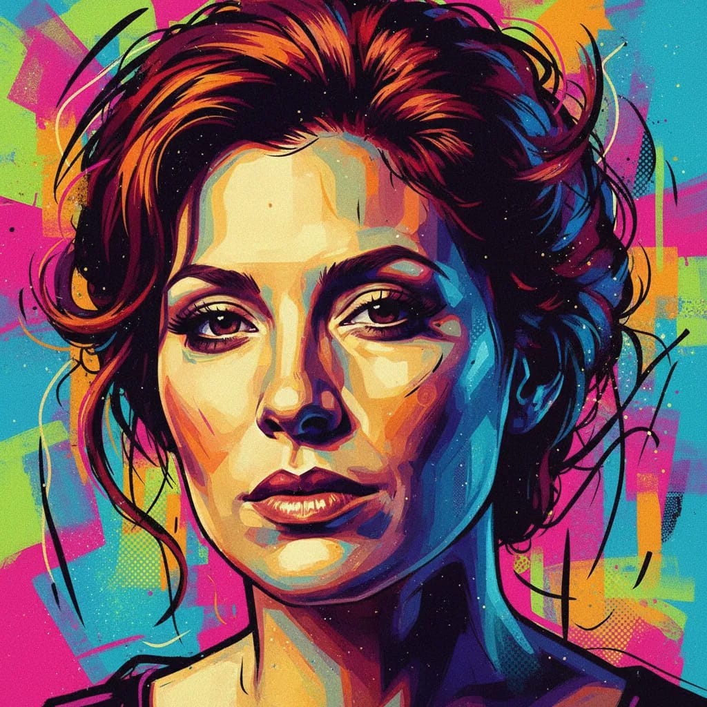 Artistic portrait of Robyn Lynne Raab