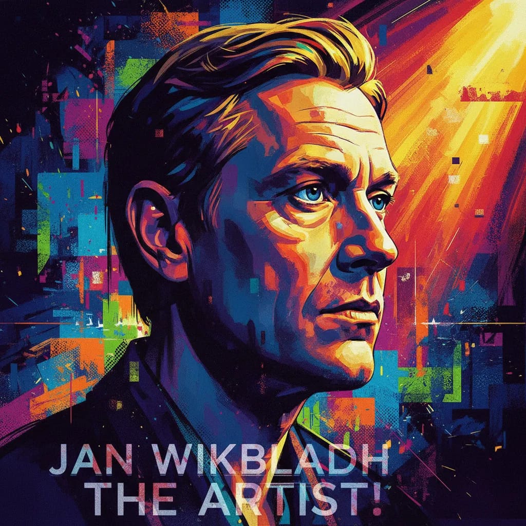 Artistic portrait of Jan Wikbladh