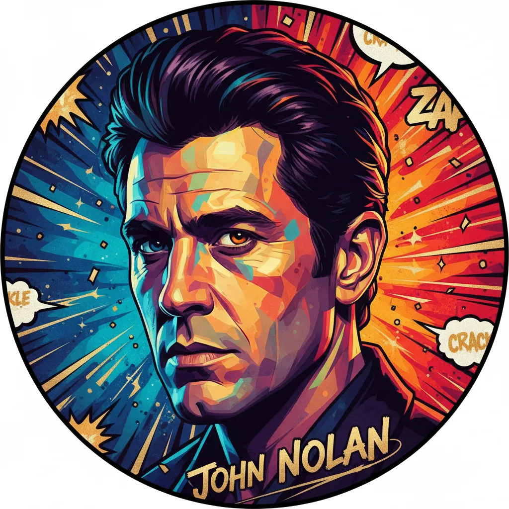Artistic portrait of John Nolan