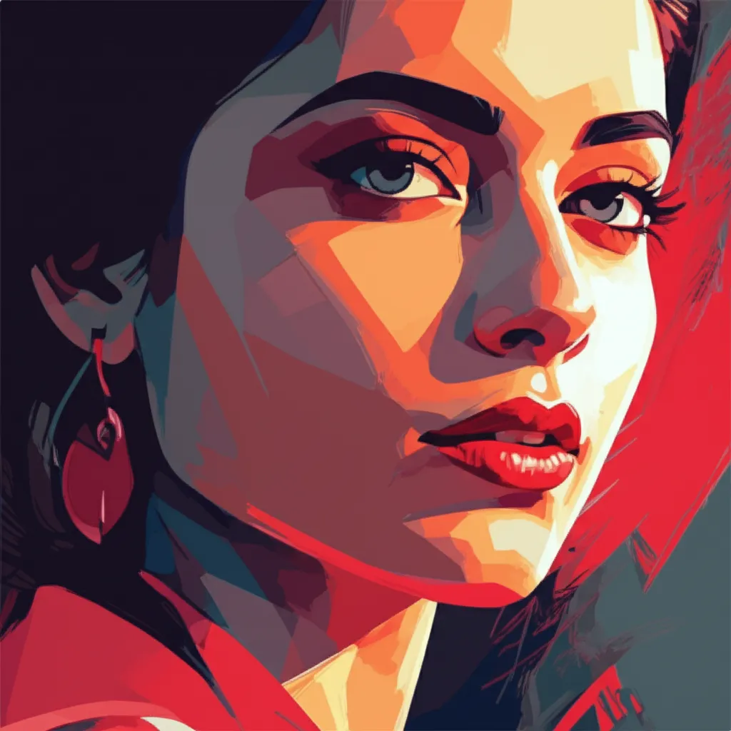 Artistic portrait of Kawsar Al Haddad