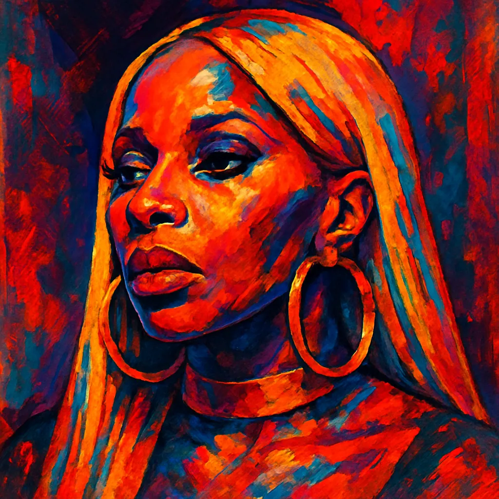 Portrait of Mary J. Blige