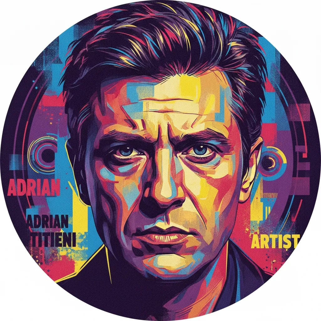 Artistic portrait of Adrian Titieni