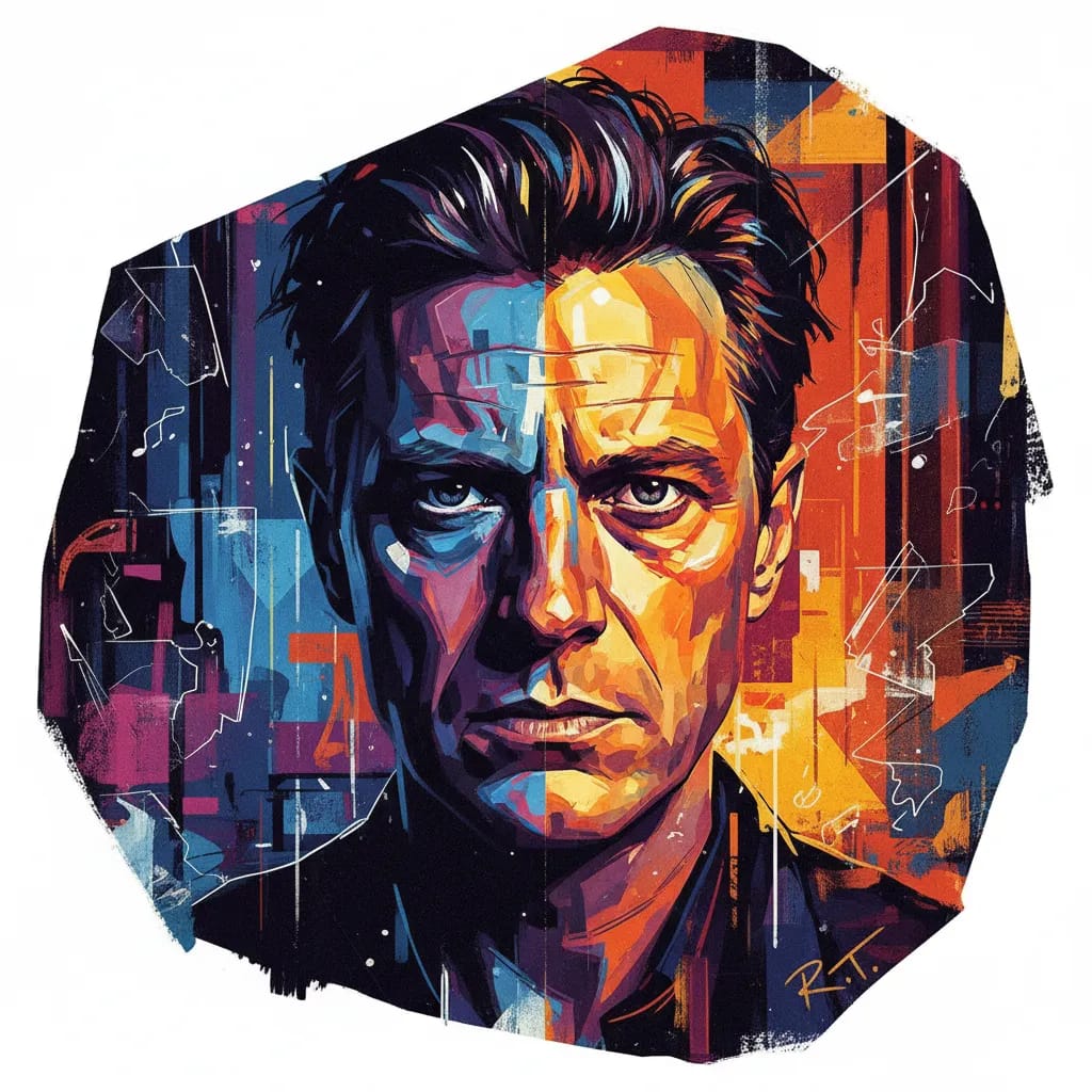 Artistic portrait of Raymond Thiry
