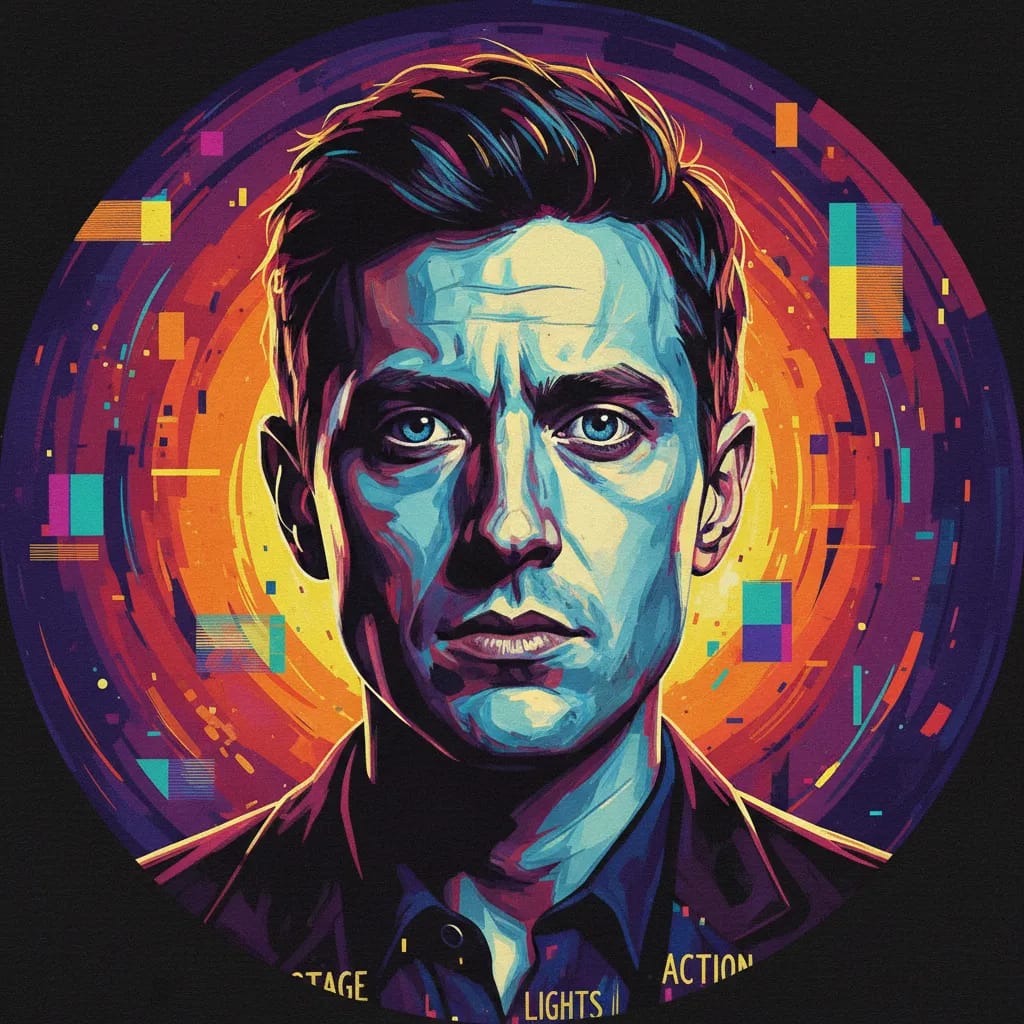 Artistic portrait of Paul Popplewell