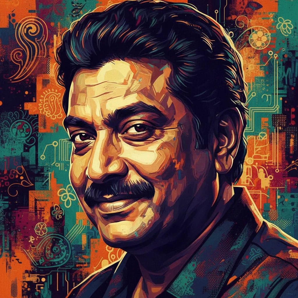 Artistic portrait of Delhi Ganesh