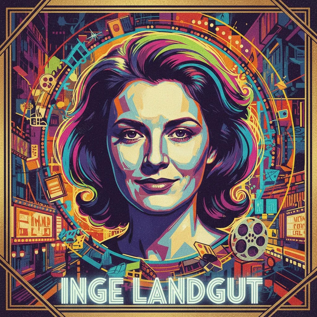 Artistic portrait of Inge Landgut