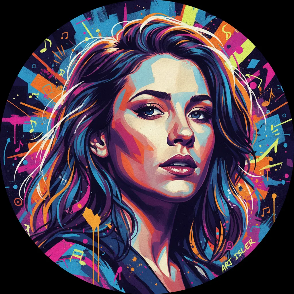Artistic portrait of Samantha Isler