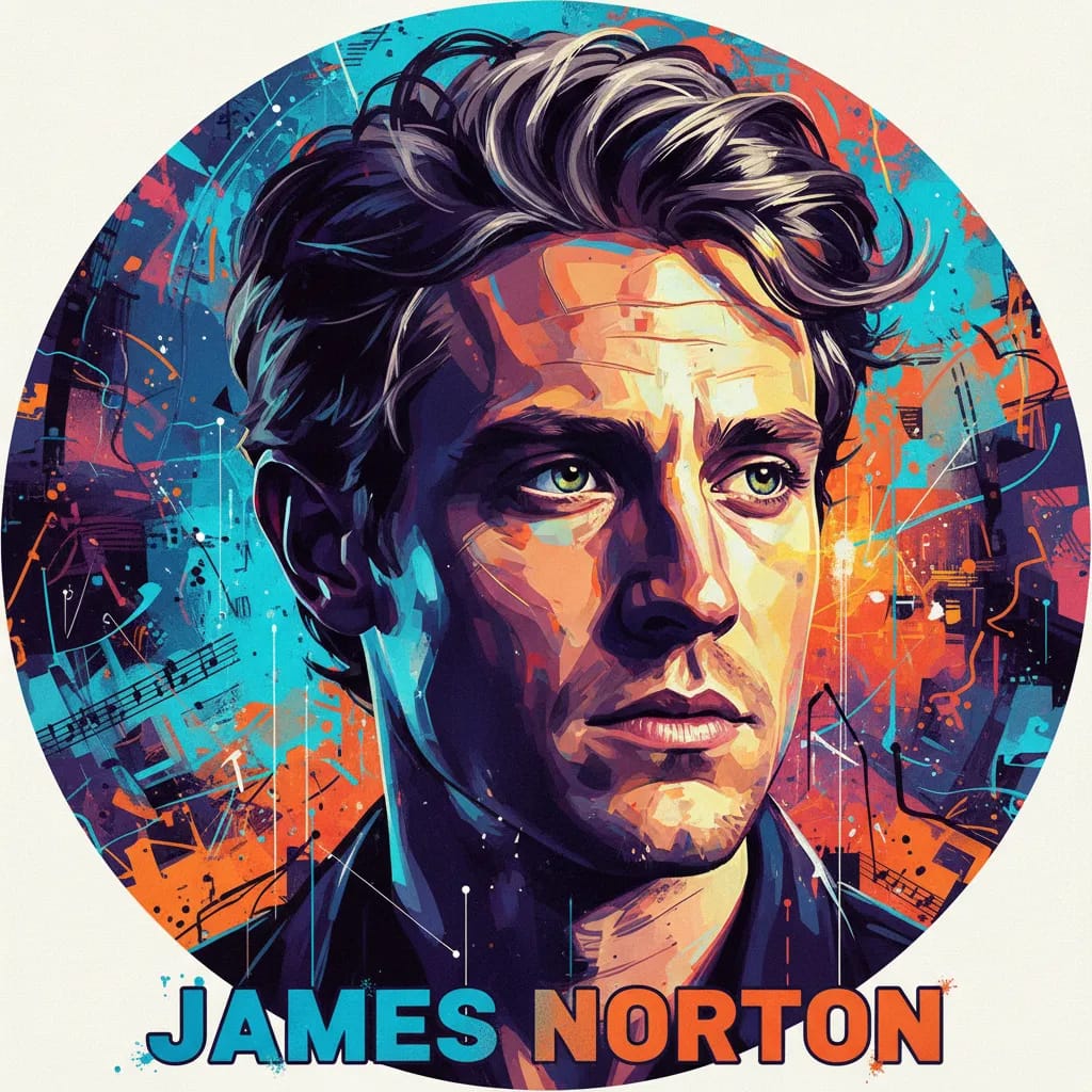 Artistic portrait of James Norton