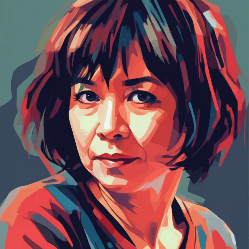 Artistic portrait of Mayumi Tanaka