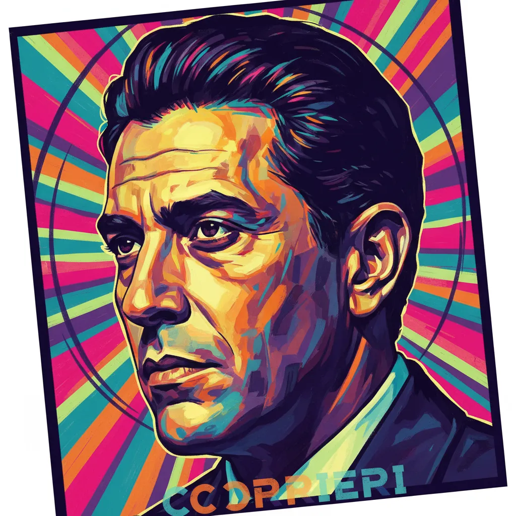 Artistic portrait of Sergio Corrieri