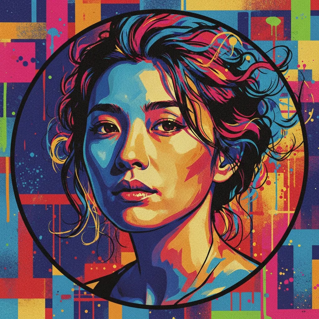 Artistic portrait of Chizuru Ikewaki