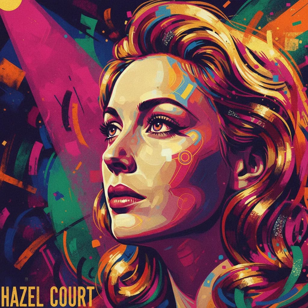 Artistic portrait of Hazel Court