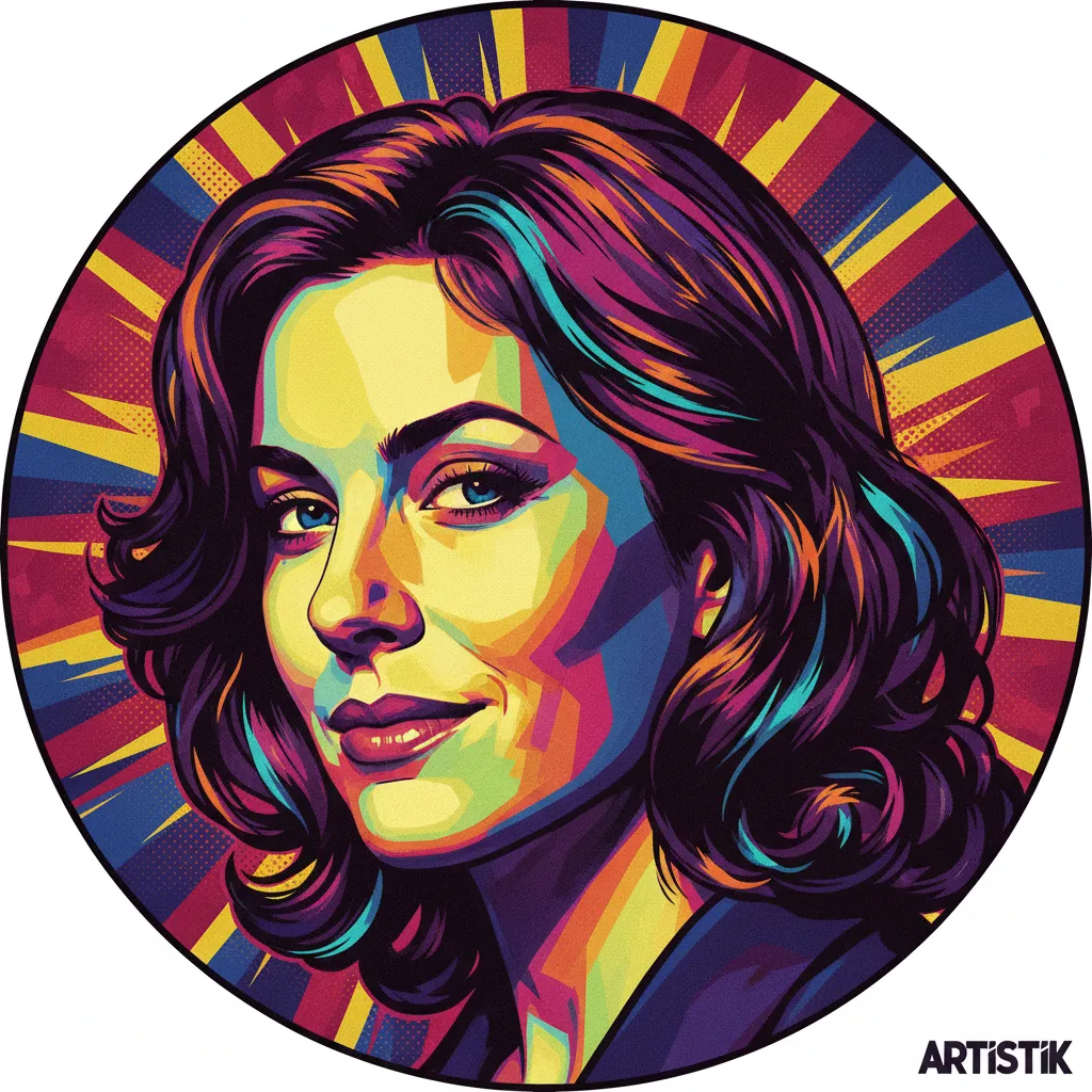 Artistic portrait of Shari Springer Berman