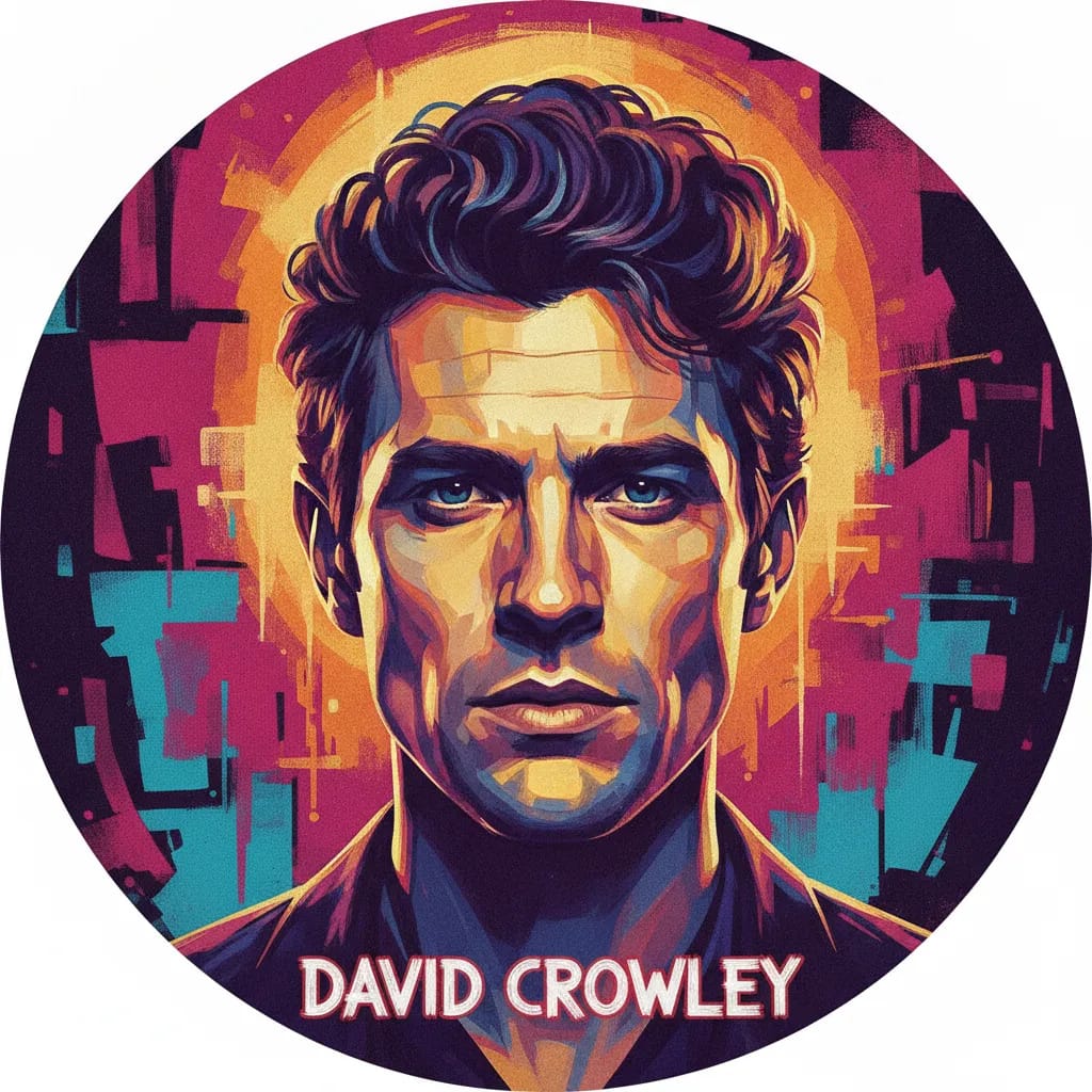 Artistic portrait of David Crowley