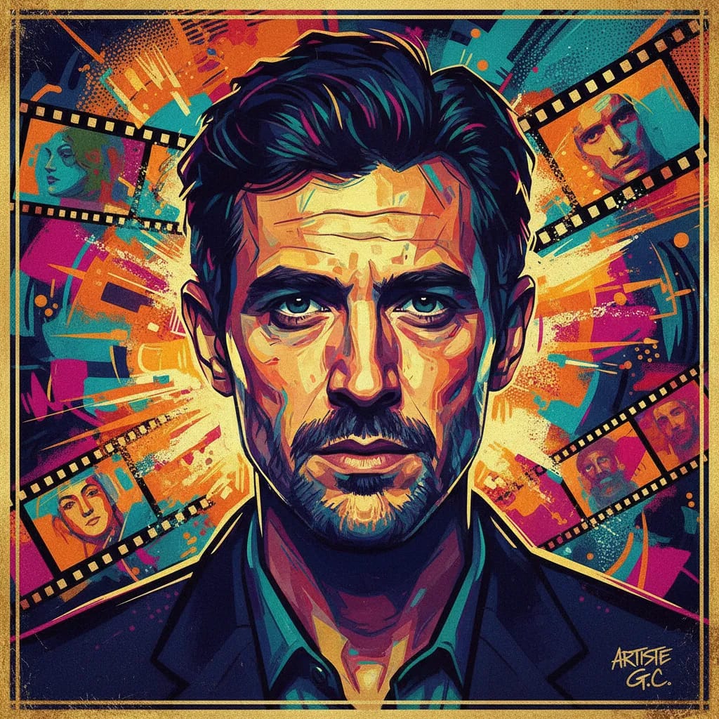 Artistic portrait of Grégoire Colin