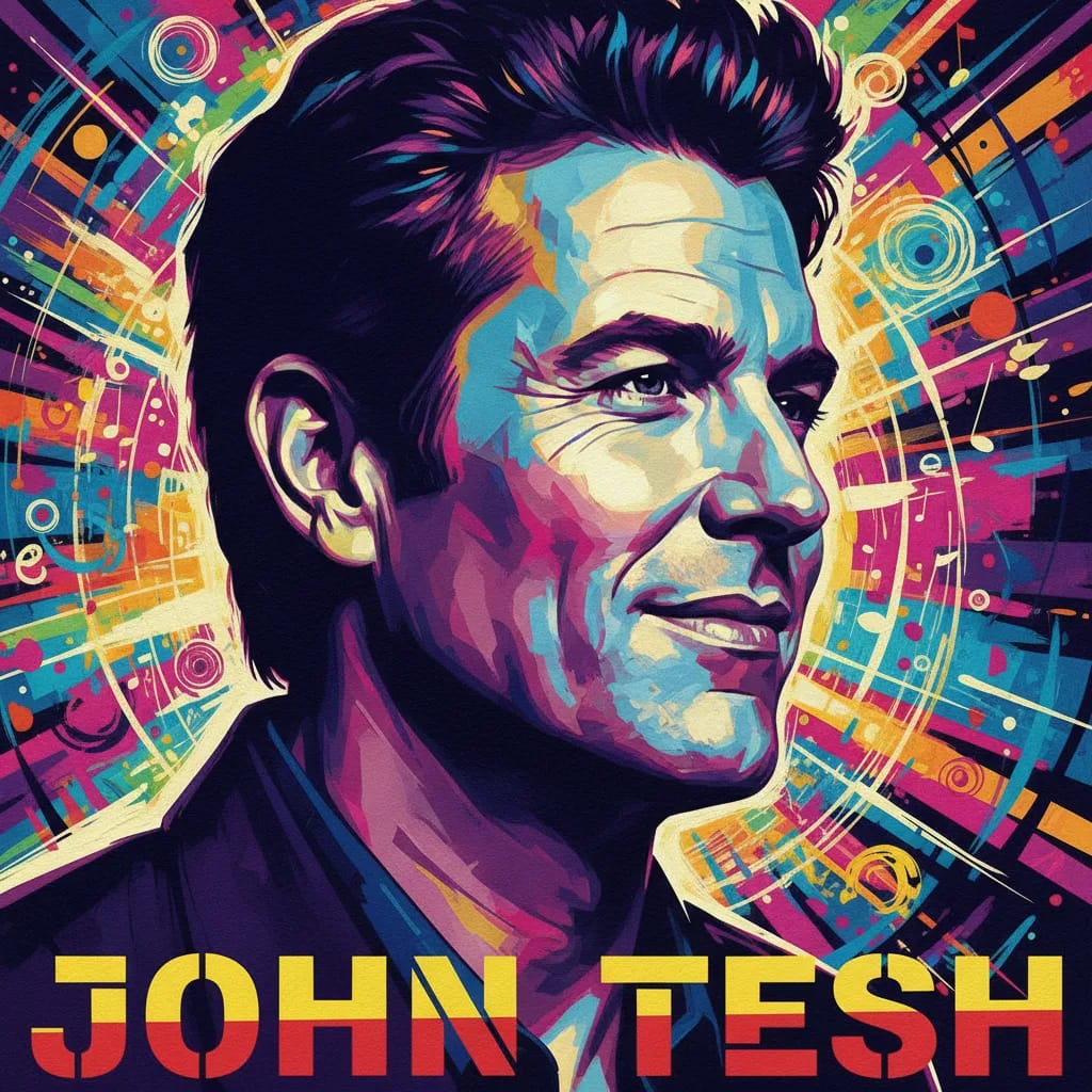 Artistic portrait of John Tesh