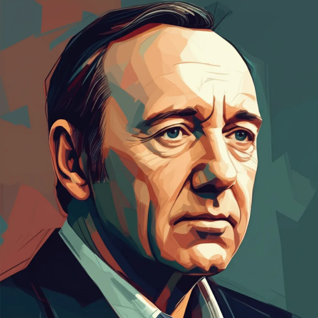 Artistic portrait of Kevin Spacey
