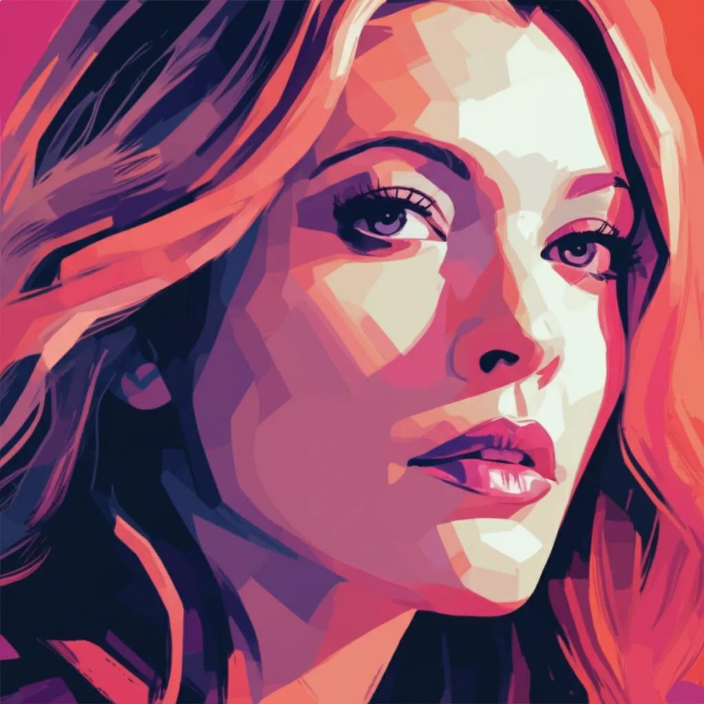 Artistic portrait of Drew Barrymore