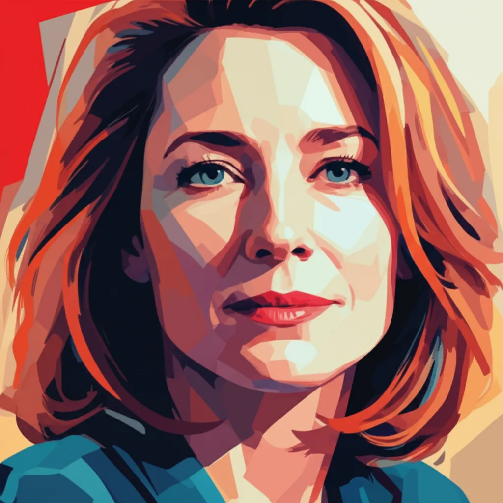 Artistic portrait of Laura Linney
