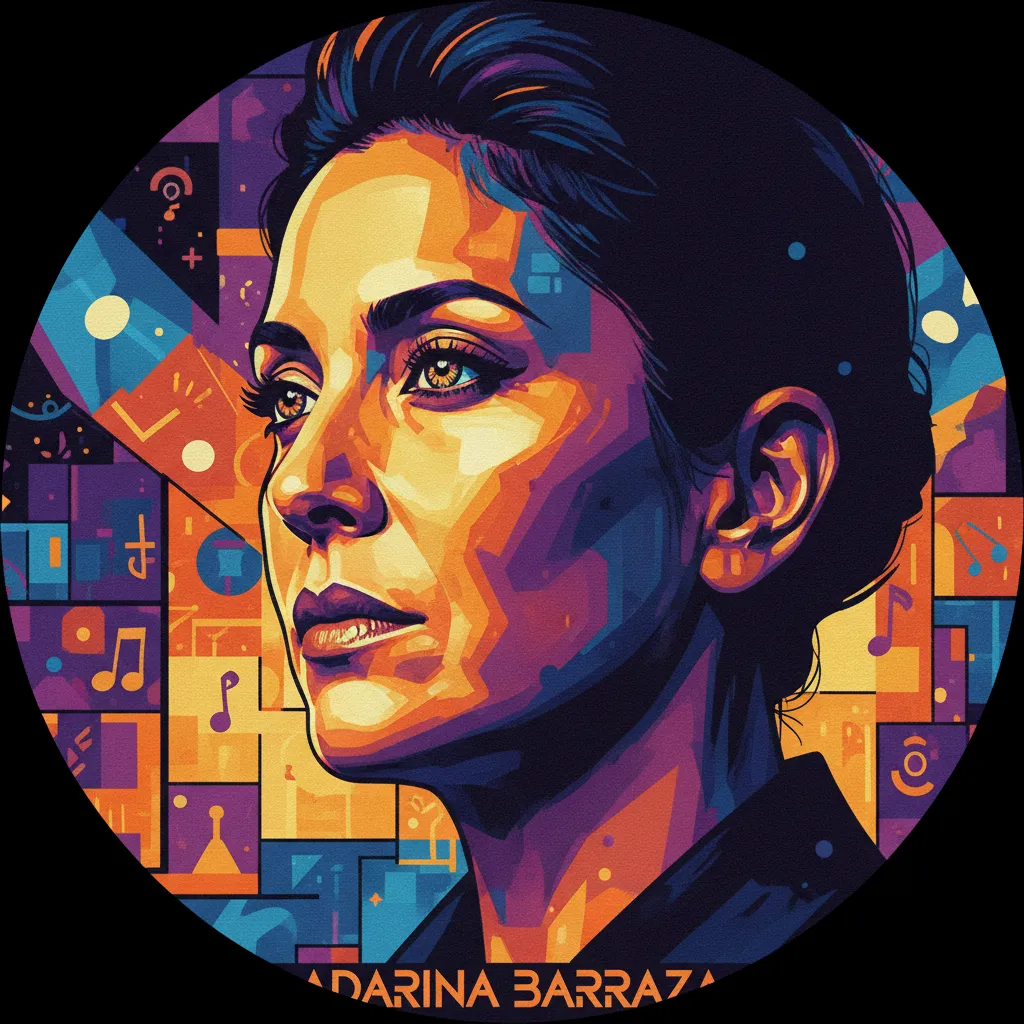 Artistic portrait of Adriana Barraza