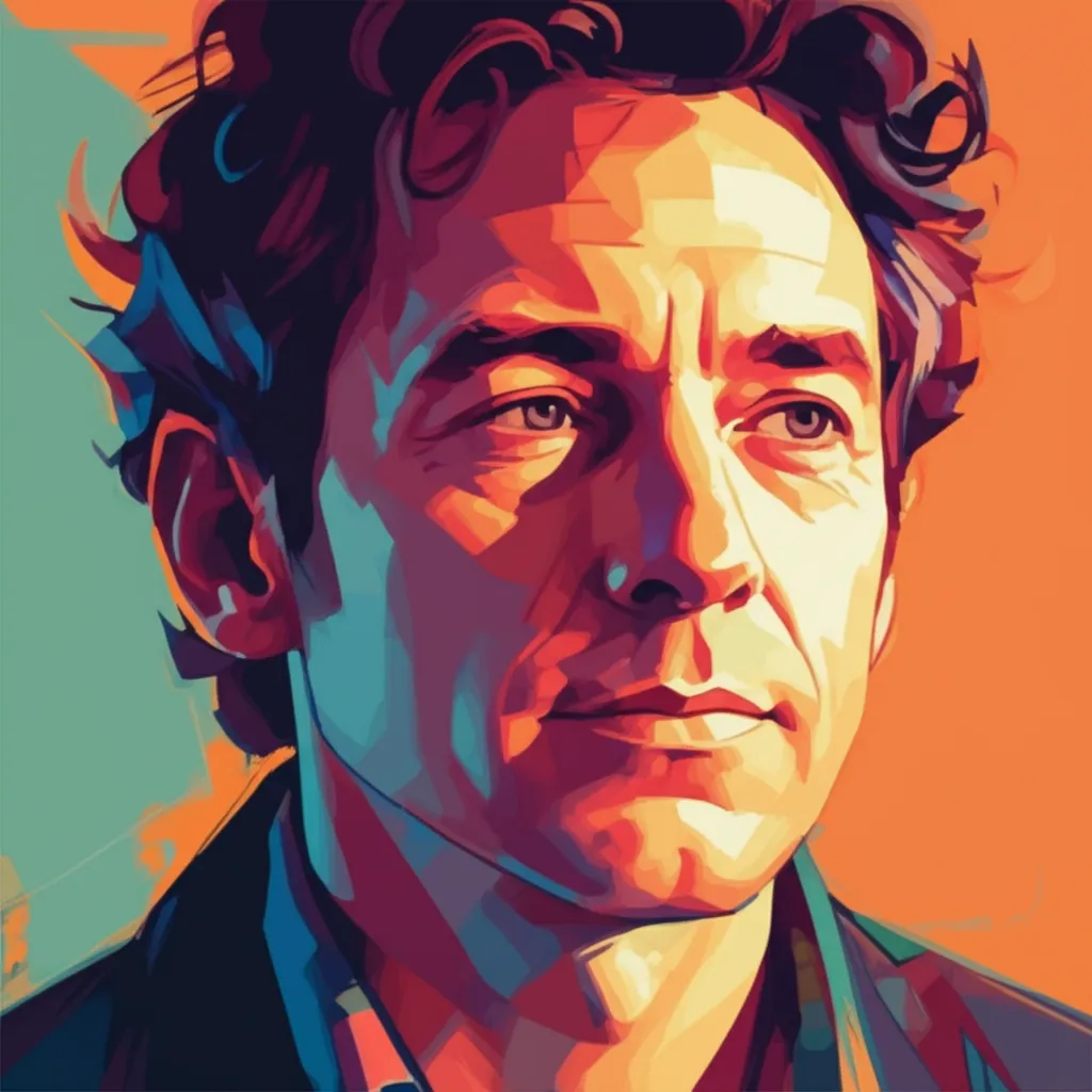 Artistic portrait of Rob Minkoff