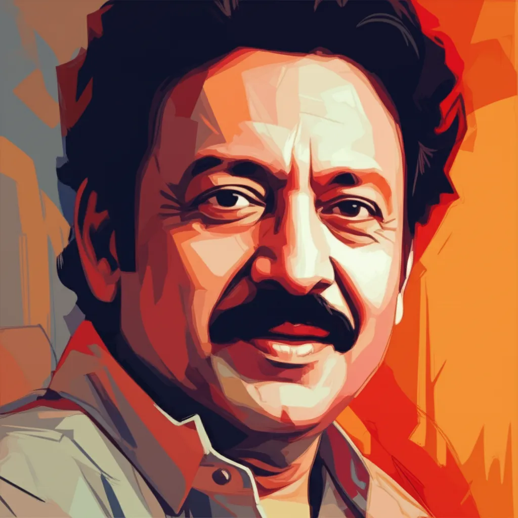 Artistic portrait of Gajraj Rao