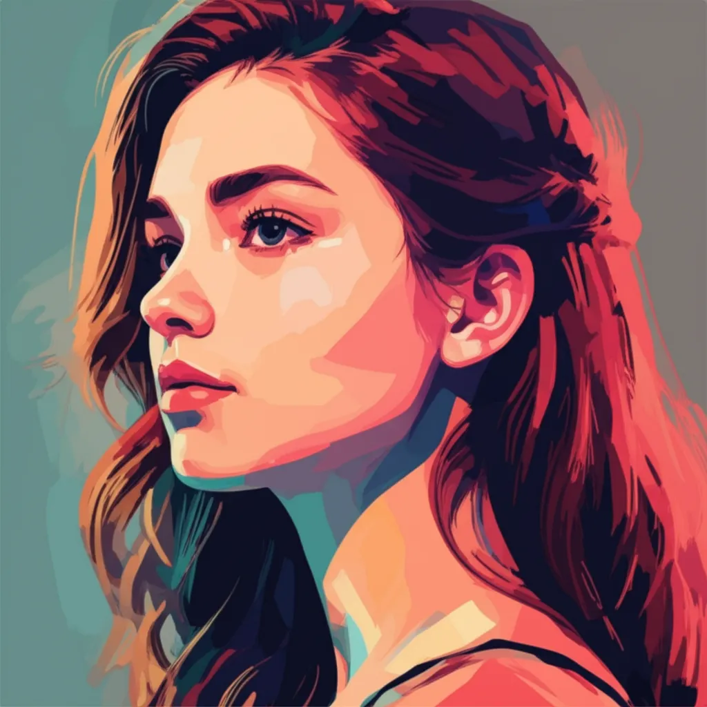 Artistic portrait of Sophie Kauer