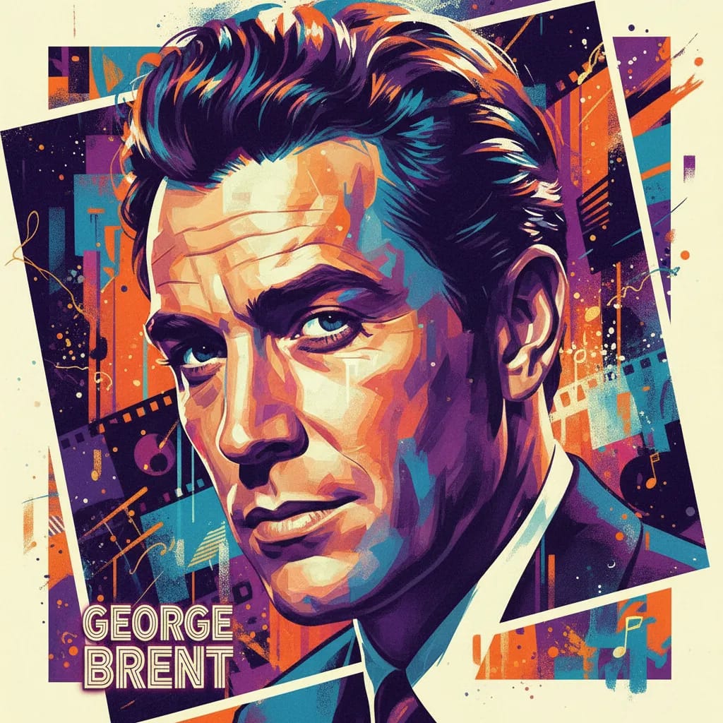 Artistic portrait of George Brent