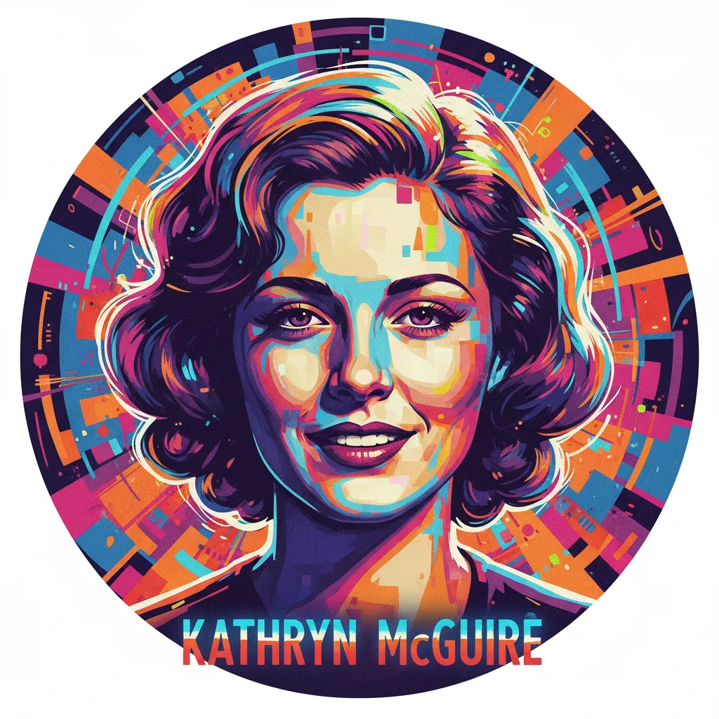 Artistic portrait of Kathryn McGuire
