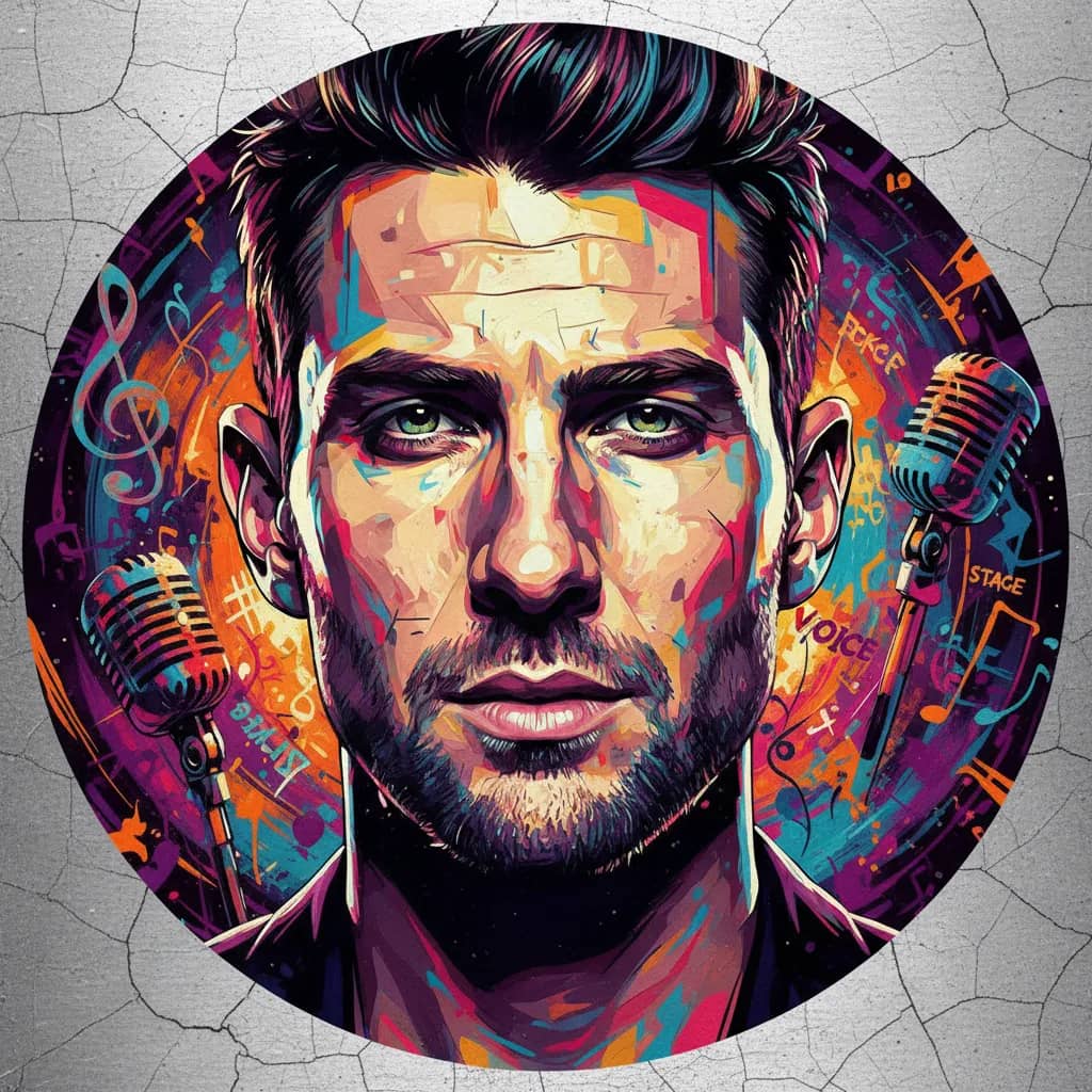 Portrait of Adam Levine