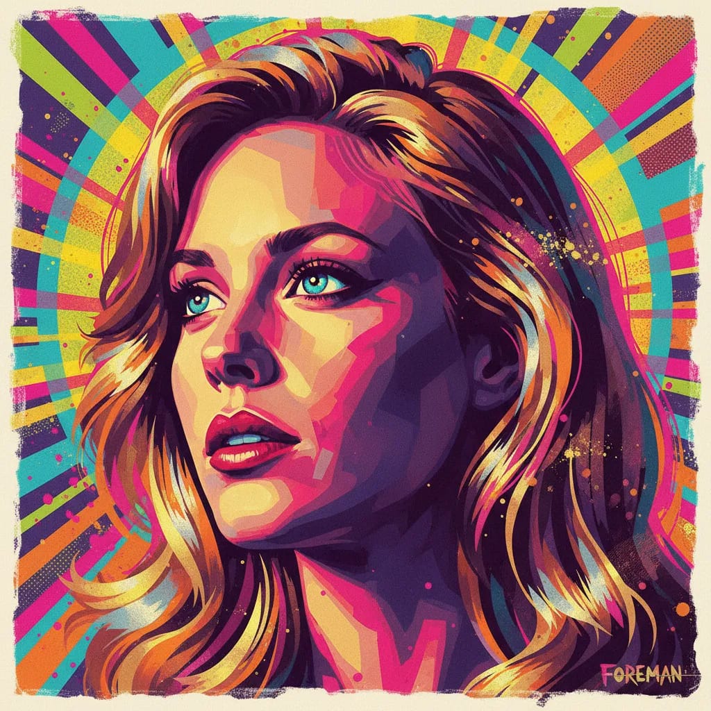Artistic portrait of Deborah Foreman