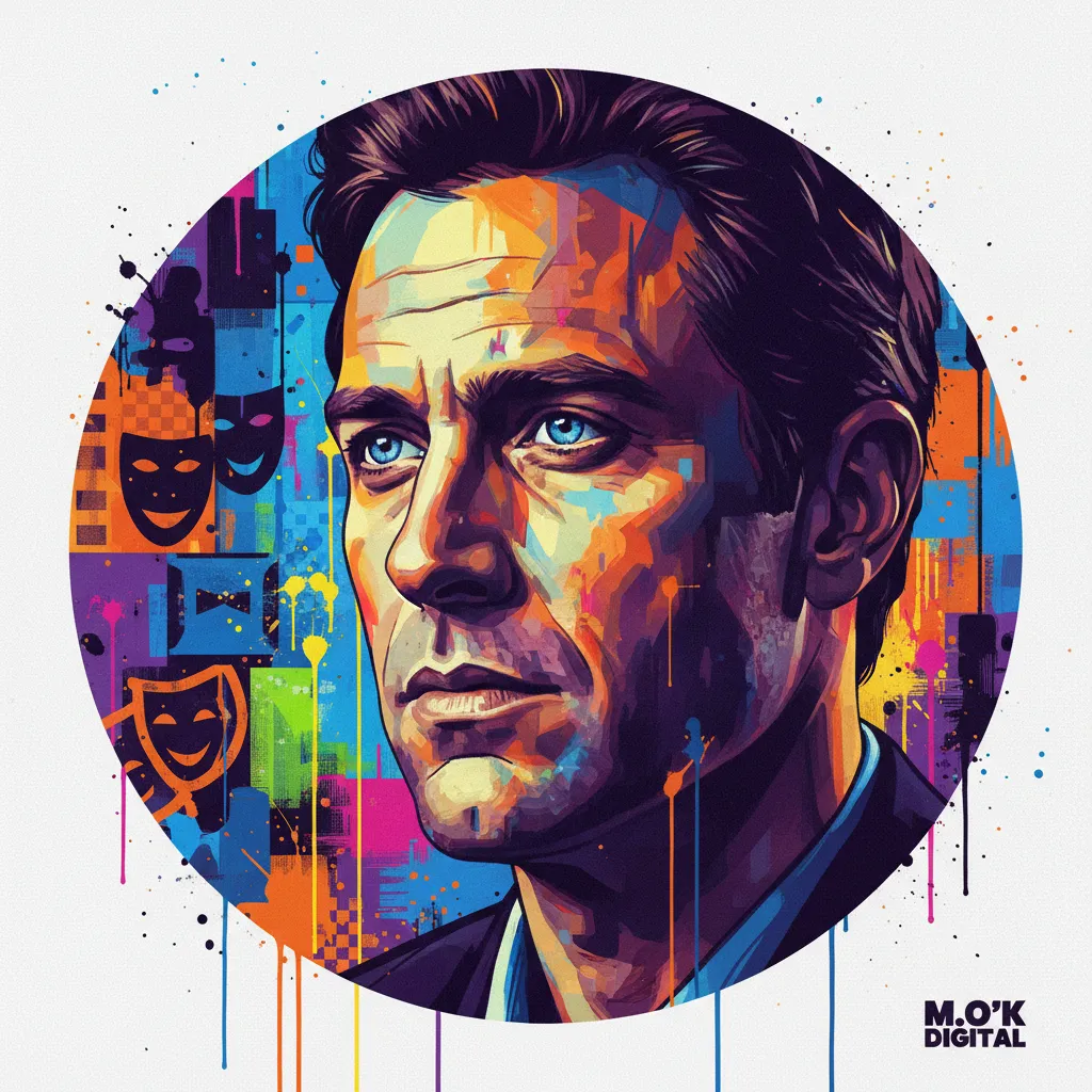 Artistic portrait of Michael O'Keefe