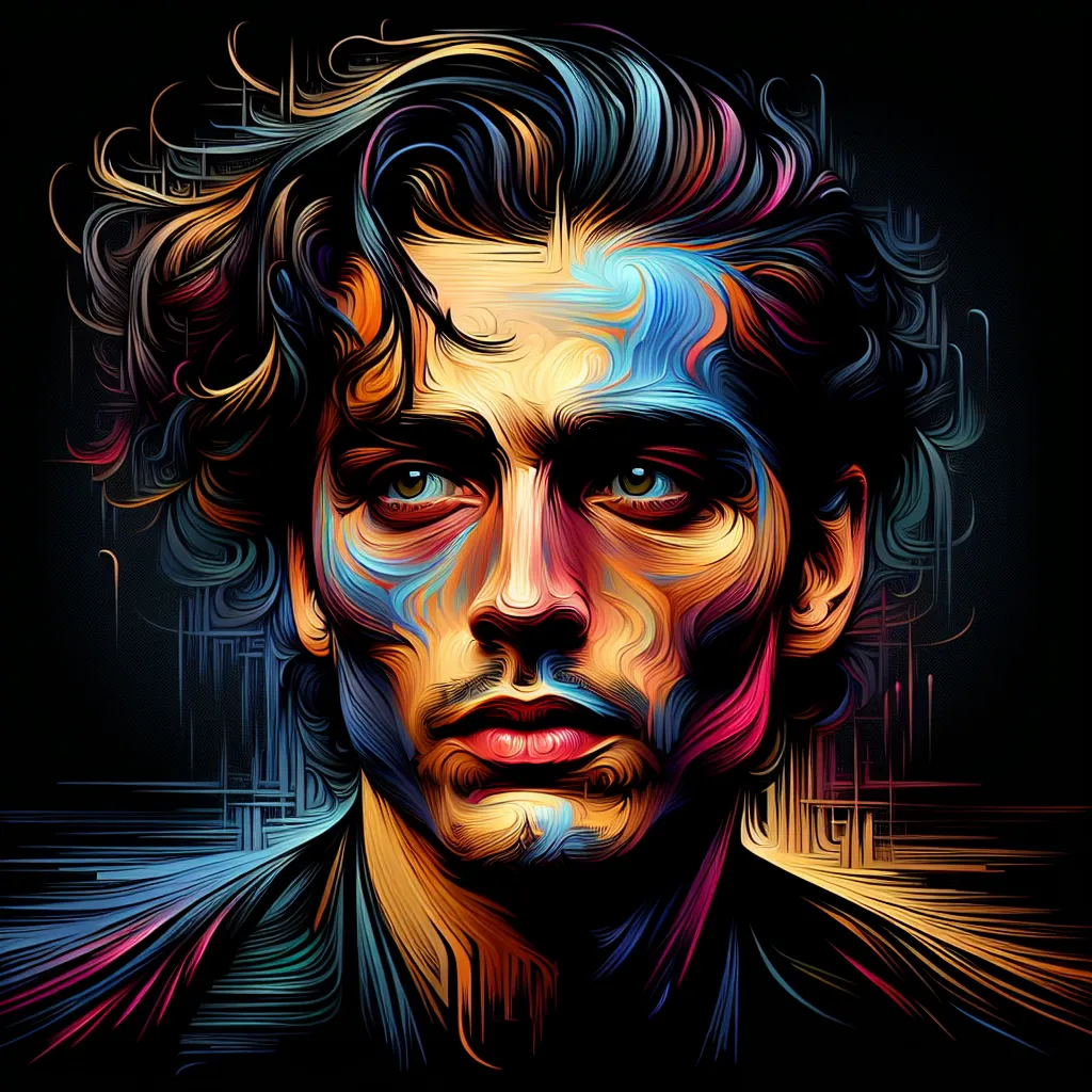 Artistic portrait of Per Christian Ellefsen