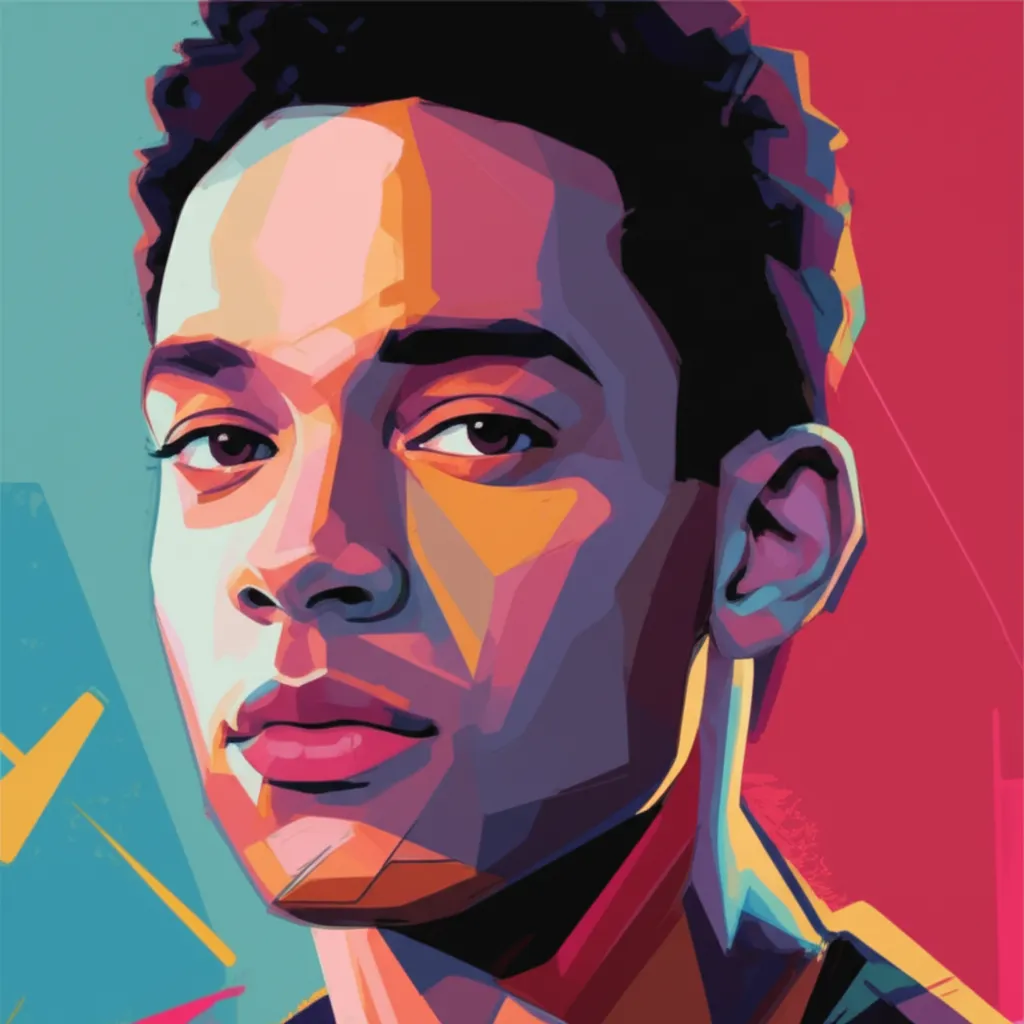 Artistic portrait of Elisha Ali