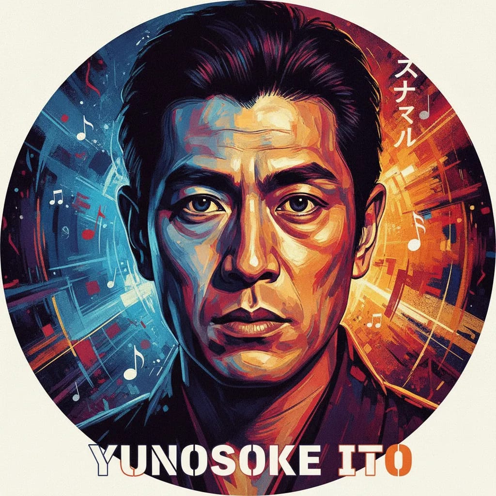 Artistic portrait of Yûnosuke Itô