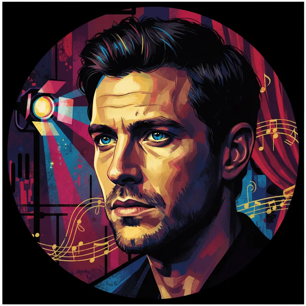Artistic portrait of Brady Corbet