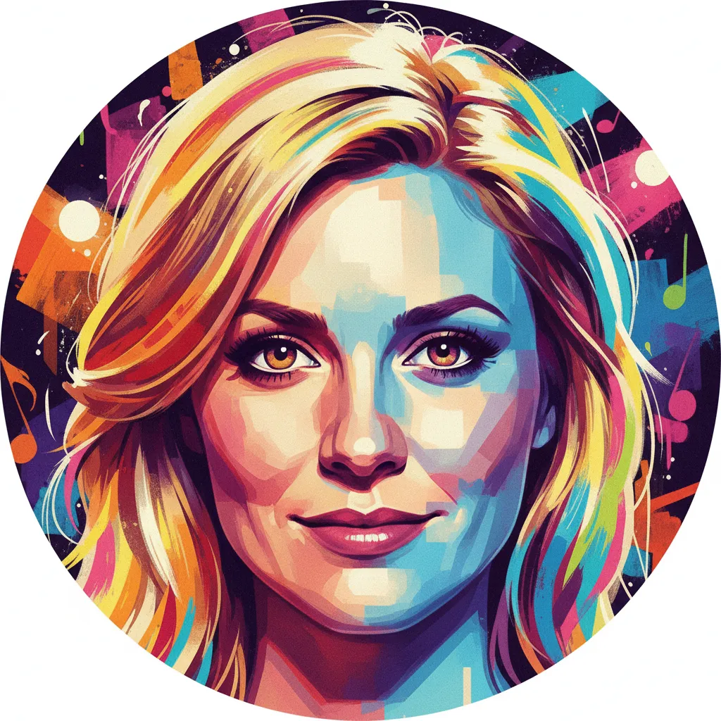 Artistic portrait of Anna Faris