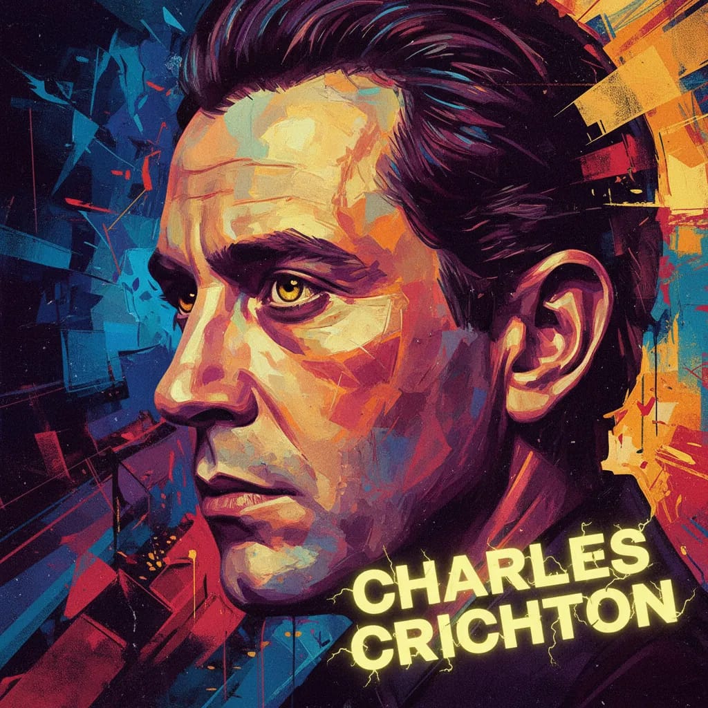 Artistic portrait of Charles Crichton