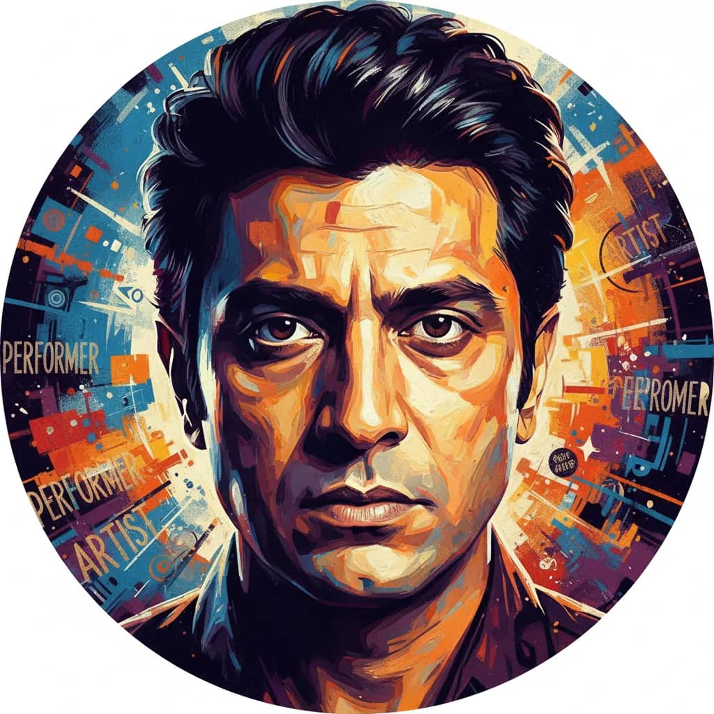 Portrait of Salman Shahid