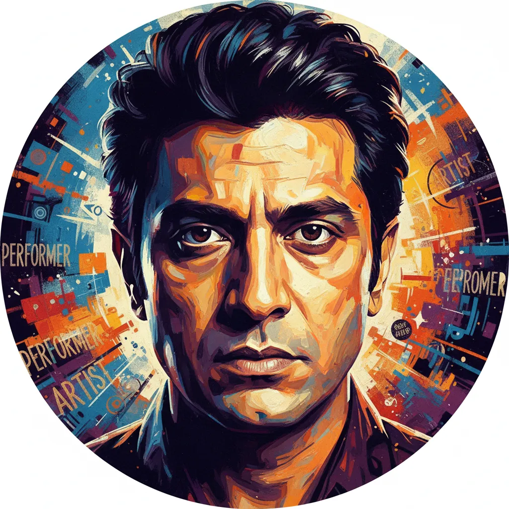 Artistic portrait of Salman Shahid