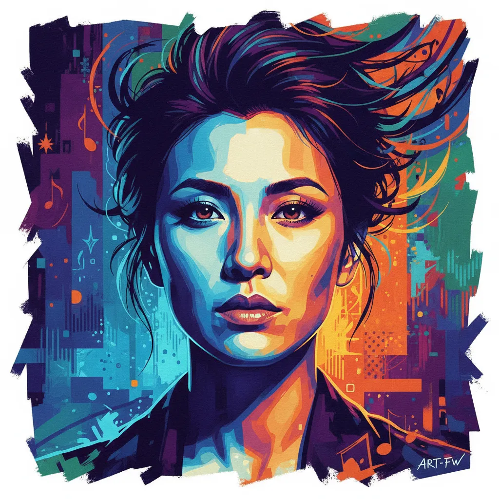 Artistic portrait of Fann Wong