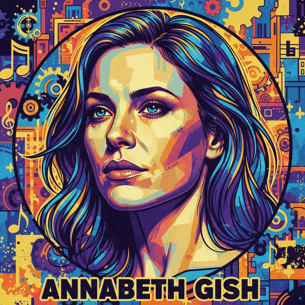 Artistic portrait of Annabeth Gish