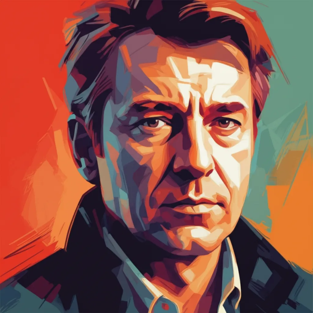 Artistic portrait of Dariusz Biskupski