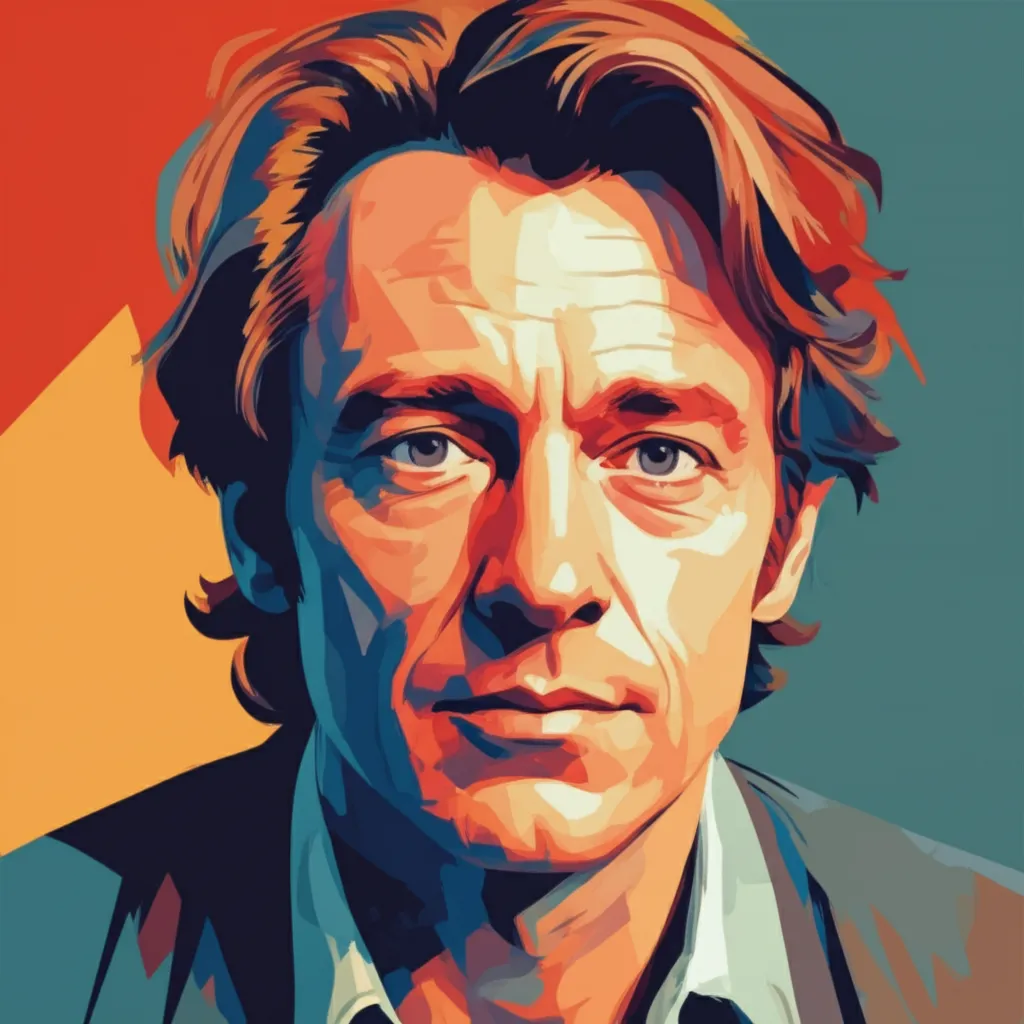 Artistic portrait of Johan Heldenbergh