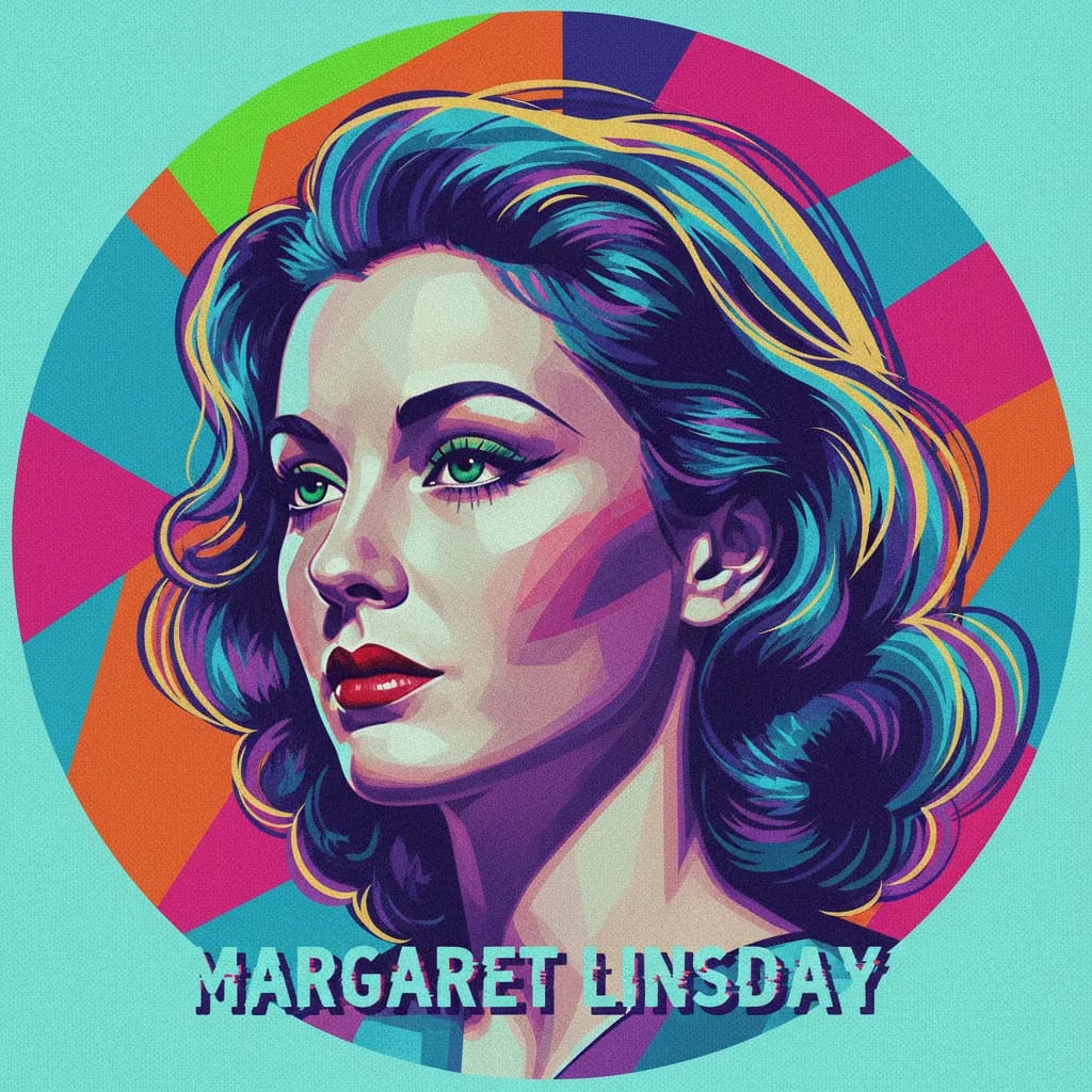 Artistic portrait of Margaret Lindsay