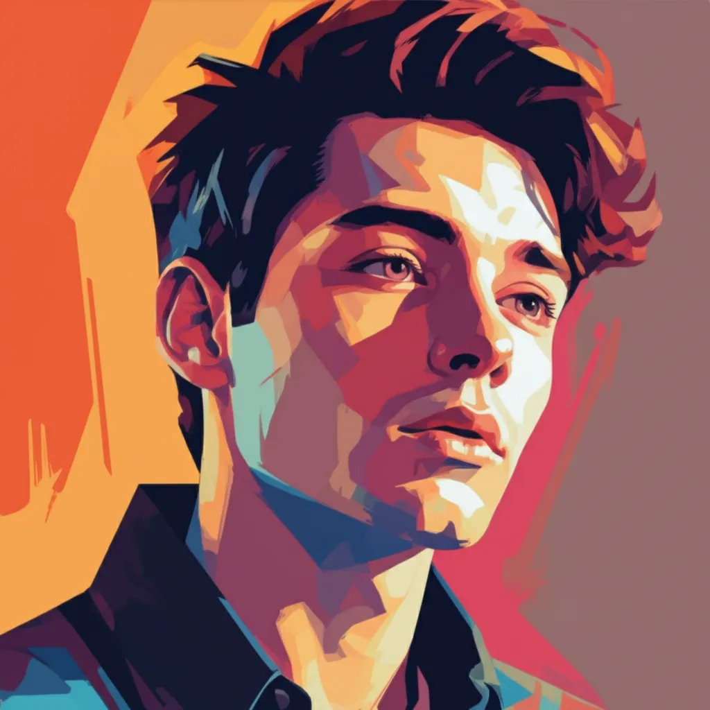Artistic portrait of Adrià Salazar
