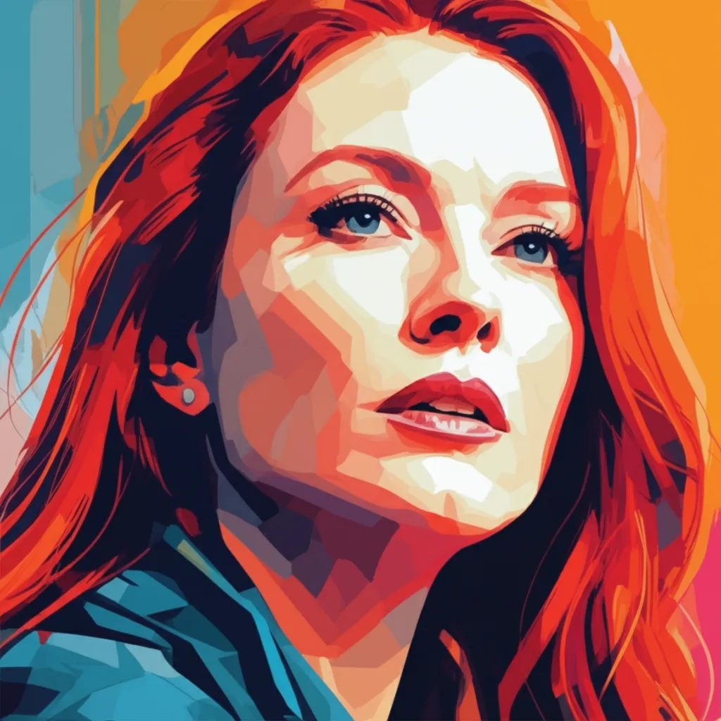 Artistic portrait of Julianne Moore