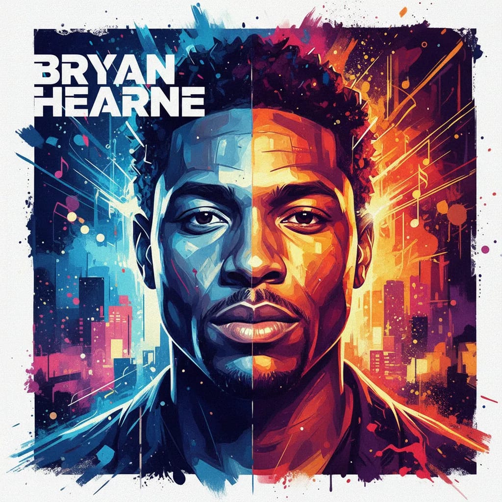 Artistic portrait of Bryan Hearne